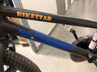 Bicicleta Infantil Bikestar Negra y Azul