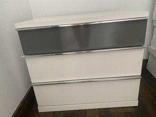 3 Mesitas de noche modernas metal y madera