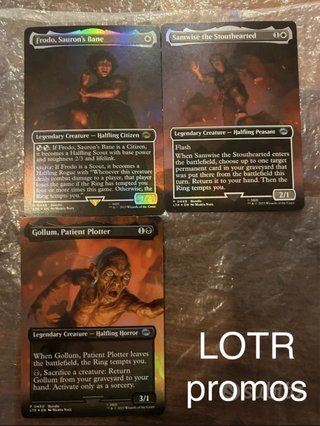Magic The Gathering lord of the ring Promos