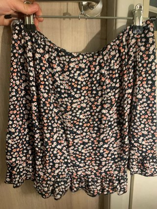 Falda corta floral Green Coast Talla xs