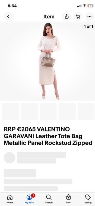 Bolso Valentino Rockstud Bronce Plata - 2.065€