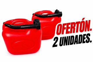 2 Garrafas Gasolina 10L