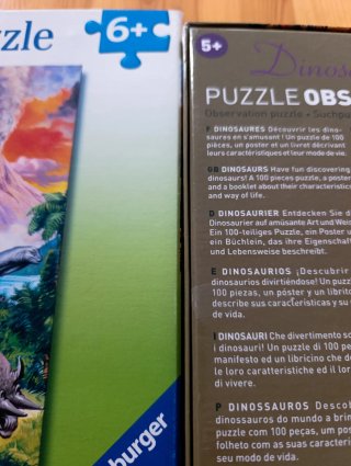 Puzzle 100 piezas Dinosaurios