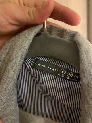 Blazer gris talla 38