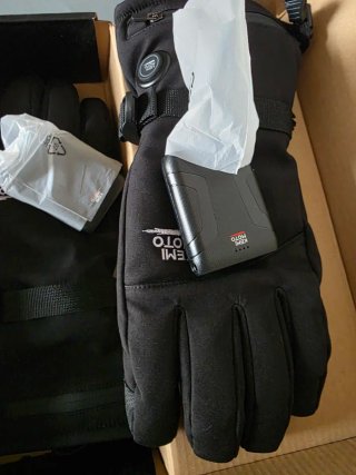 Guantes Moto Kemimoto Calefactables Negros