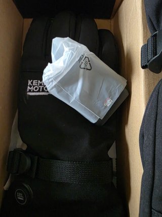 Guantes Moto Kemimoto Calefactables Negros