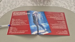Michael Jackson Tour Souvenir CD Single Box Set