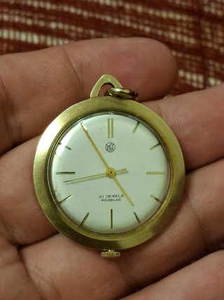 Orologio da tasca oro 585 tedesco vintage