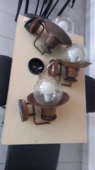 Conjunto 7 Lámparas Industriales