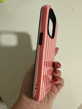 Funda iPhone 14 Pro Giippa Rayas Rosas