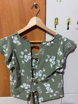 Blusa Estampada Flores Verano Talla Única