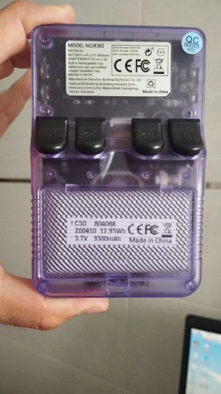 Consola Portátil R36S Purpura (ArkOS)