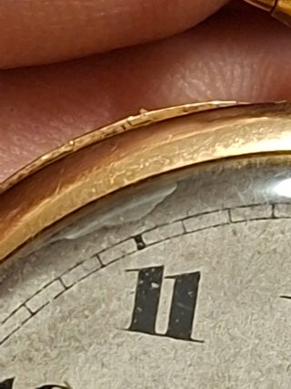 Orologio da tasca vintage oro 375
