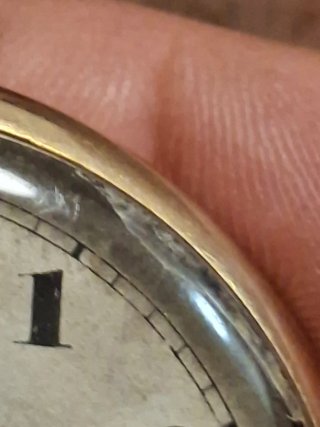 Orologio da tasca vintage oro 375