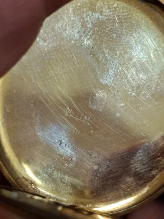 Orologio da tasca vintage oro 375