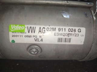 MOTOR ARRANQUE SEAT MII (KF1) Reference | 02.12 -