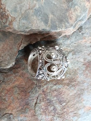 Anillo Filigrana Plata de Ley