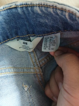 Pantalón cargo H&M vaquero talla 158