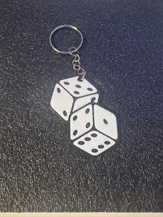 Llavero de dados