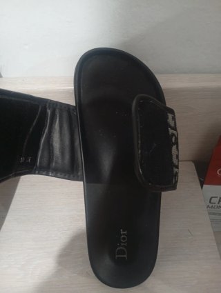 Chanclas Dior Beige y Negro