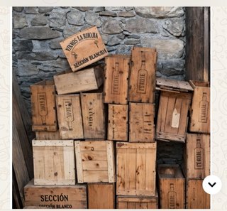 Cajas de madera rústicas para vino
