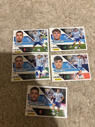 Lote cromos LaLiga - Málaga CF