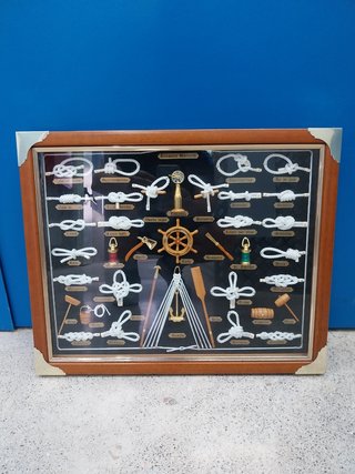 Cuadro Nudos Marinos Artesanía Marinera
