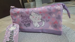 Estuche Lovely Crazy Cat