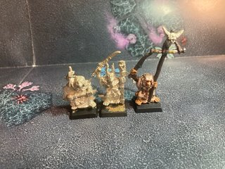 Grupo Mando Monjes Plaga Warhammer