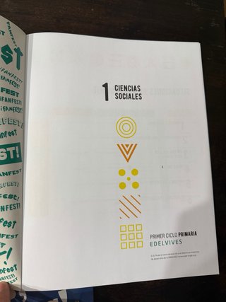 Libros Ciencias Sociales 1.º de Primaria Edelvives