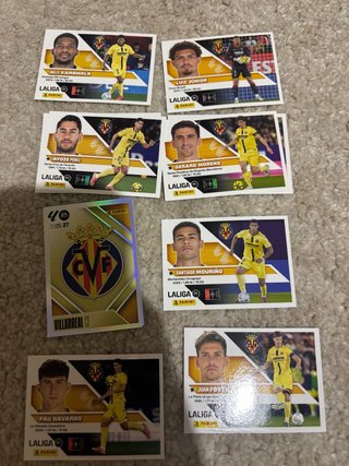 Lote cromos Panini Villarreal CF La Liga
