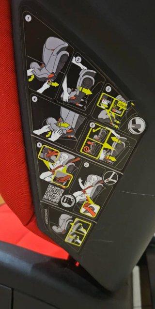 Silla coche Britax Römer Roja
