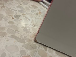 Escritorio Ikea Blanco y Rosa