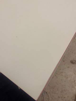 Escritorio Ikea Blanco y Rosa