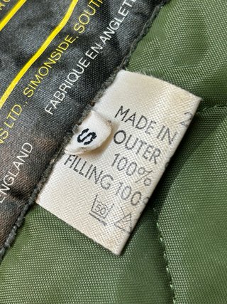 Giacca trapuntata Barbour Made in England