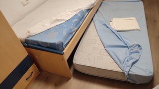 Cama nido con estructura de madera