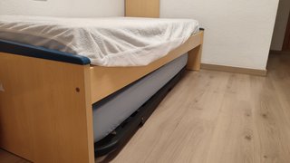 Cama nido con estructura de madera