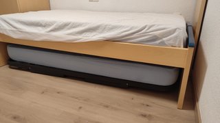 Cama nido con estructura de madera