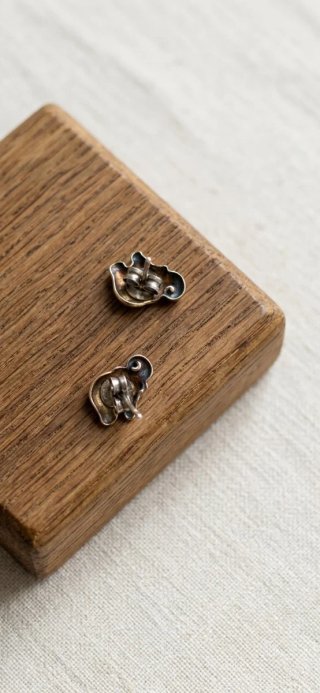 Pendientes Elefante esmalte y plata 925