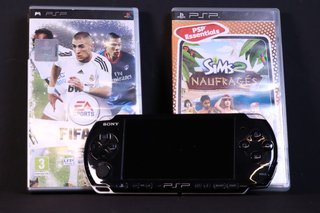 Consola Sony PSP-3004 Negra + 3 Juegos