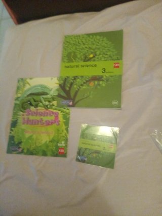 Libro y cuadernillo natural science 3 primaria