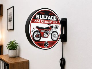 Cartel Luminoso Bultaco Matador MK3