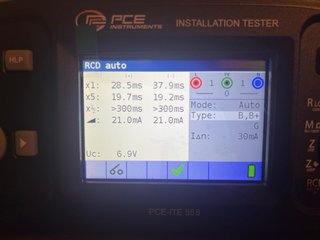 Cuadro RCD Tipo B protecciones cargador VE