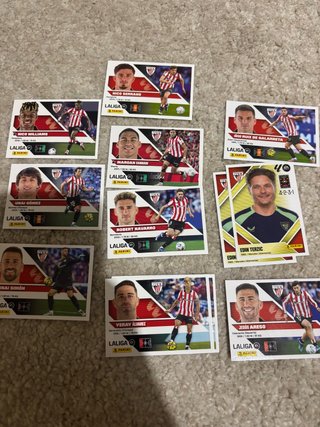 Lote cromos Athletic Club LaLiga Panini