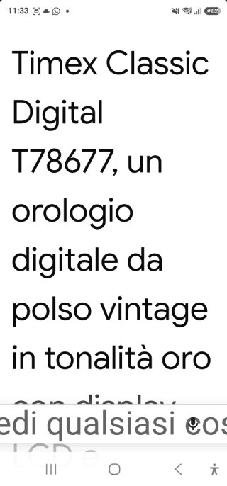 Orologio Timex Vintage Unisex Acciaio