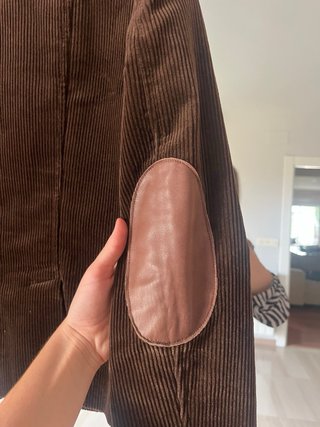 Chaqueta Zara Pana Marrón Talla L