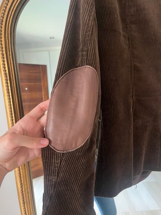 Chaqueta Zara Pana Marrón Talla L