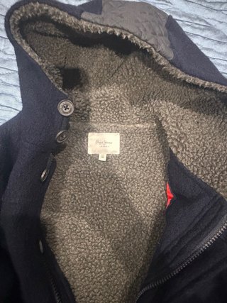 Cazadora niño borreguillo Pepe Jeans azul