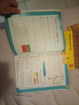 Tres libros de matemáticas tres trimestres 3°prima