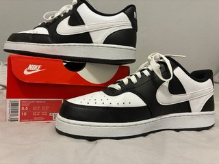 Zapatillas Nike Court Vision Negras y Blancas